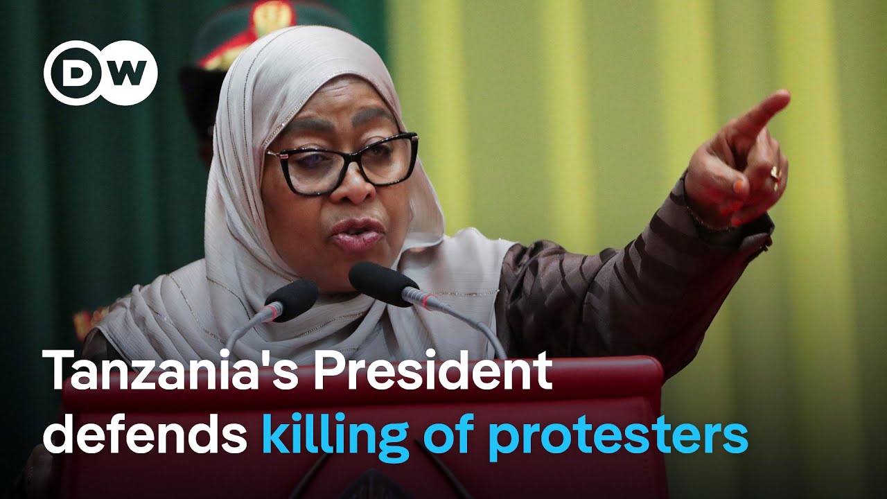 &lsquo;People have lost hope&rsquo; as Tanzania's leader defends killing of protesters | DW News