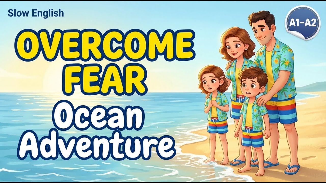 Overcome Fear | Ocean Adventure | English Story for Beginners (A1–A2)