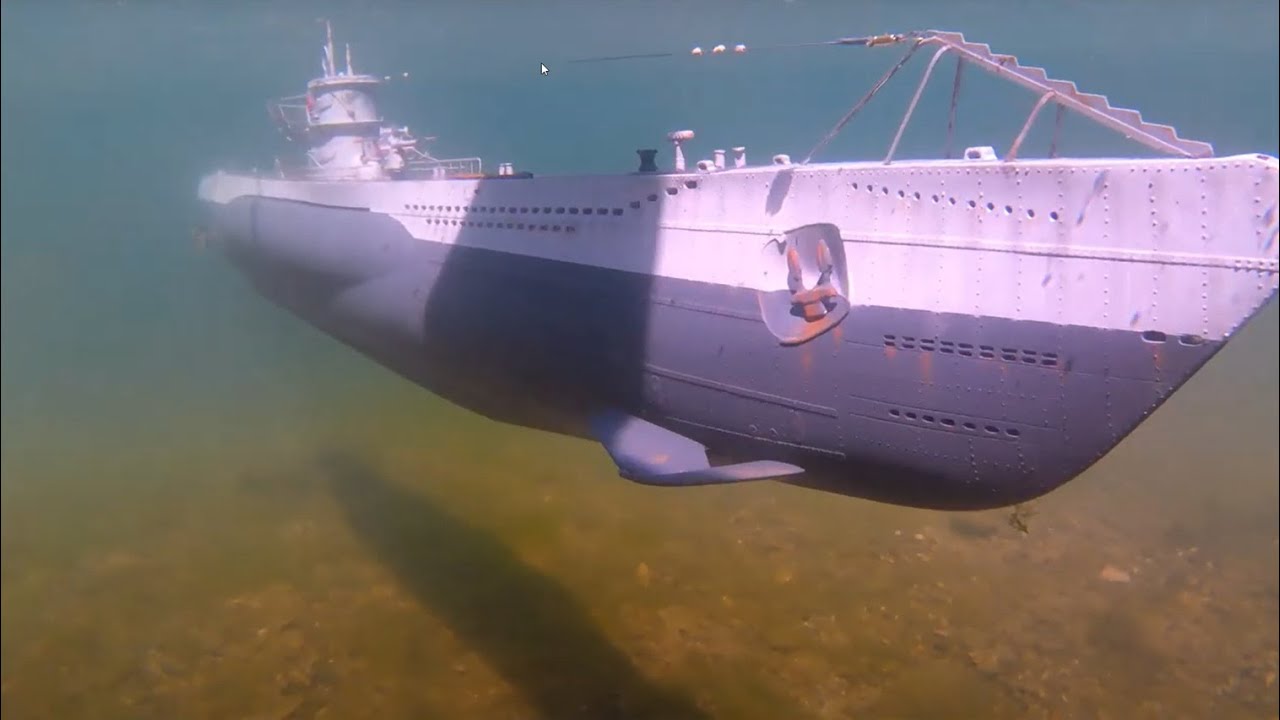 Remote control u boat submarine U-Boot 7C VIIC 1:34 U 203