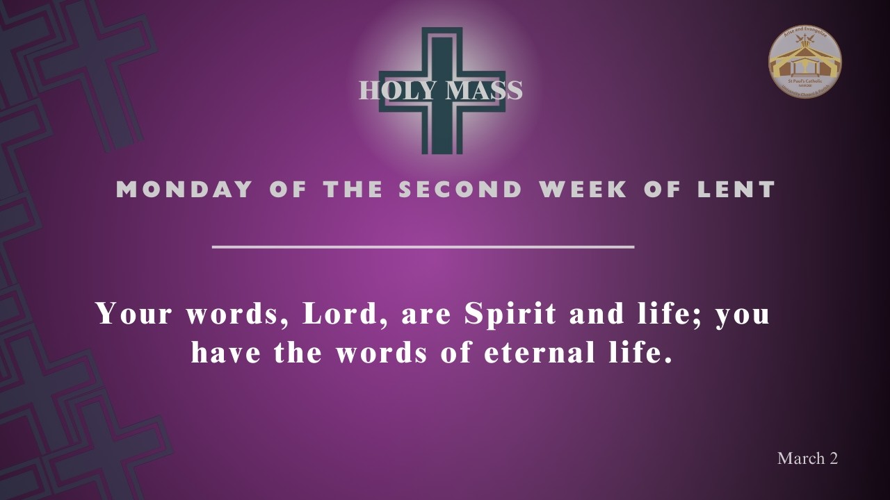 LIVE CATHOLIC 7:00 AM|MONDAY OF THE SECOND WEEK OF LENT| March 2