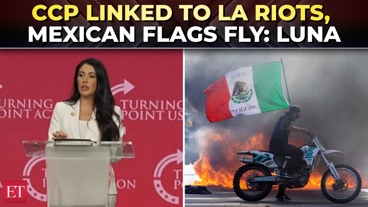 ‘Why Mexican flags?’: Rep. Luna drops shocking intel on LA anti-ICE riots, reveals CCP connection