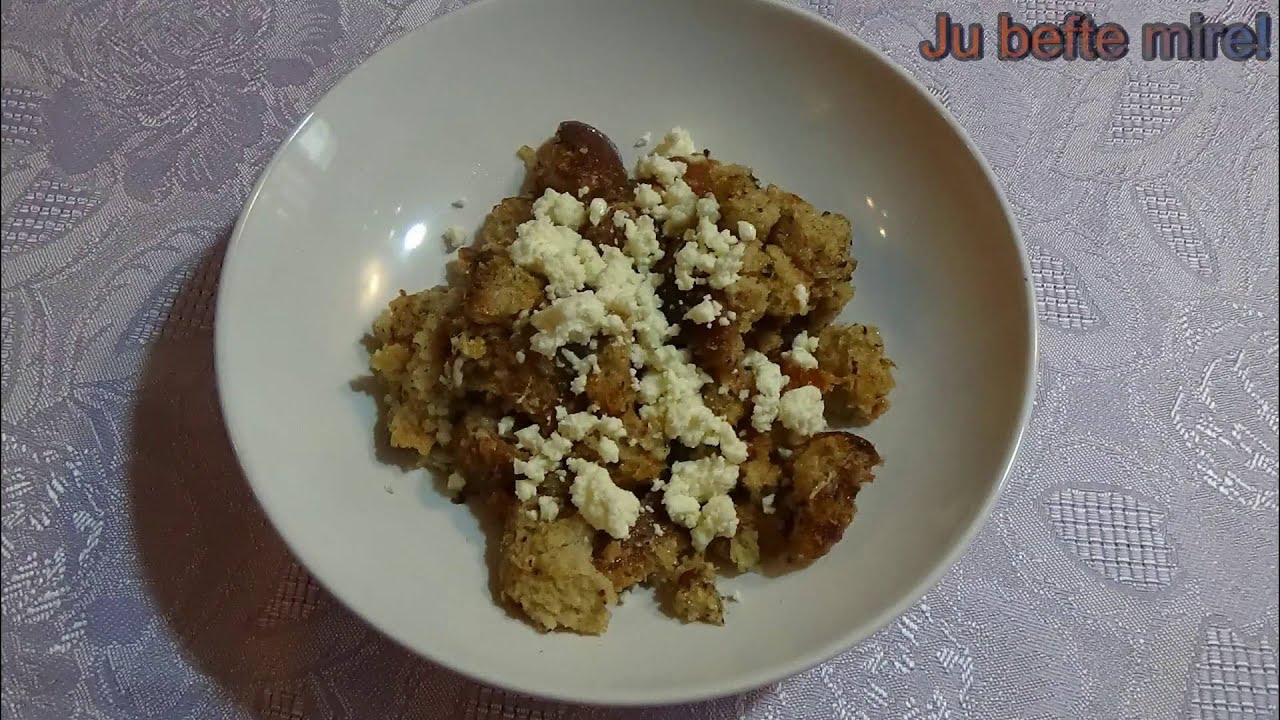 Papare me djath - Fried bread with cheese