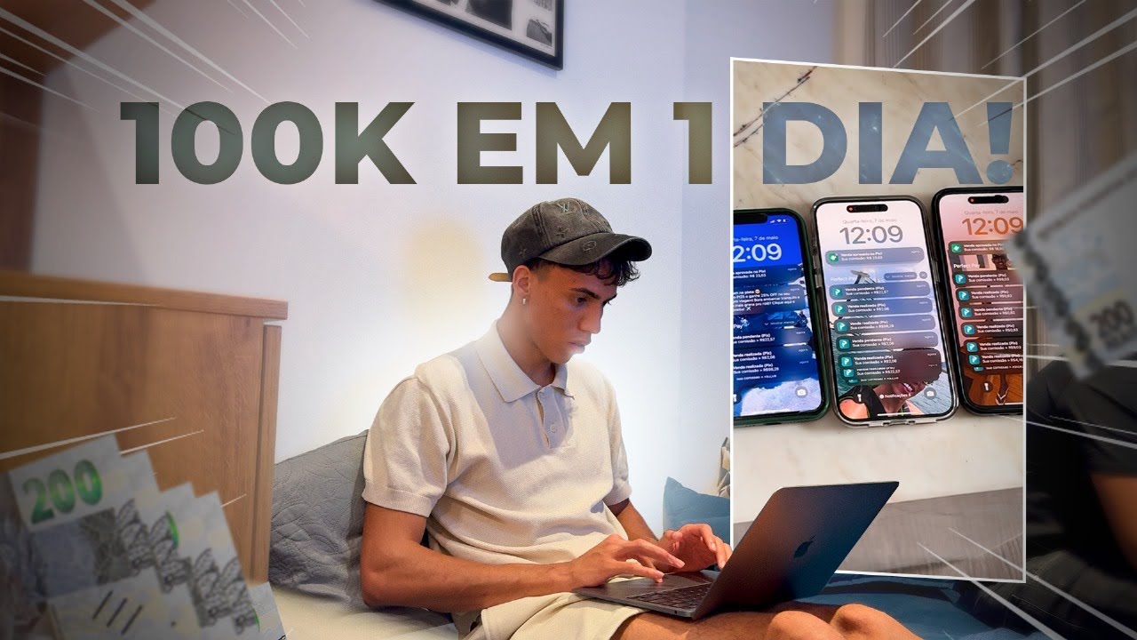 COMO FIZ 100MIL REAIS EM UM DIA!