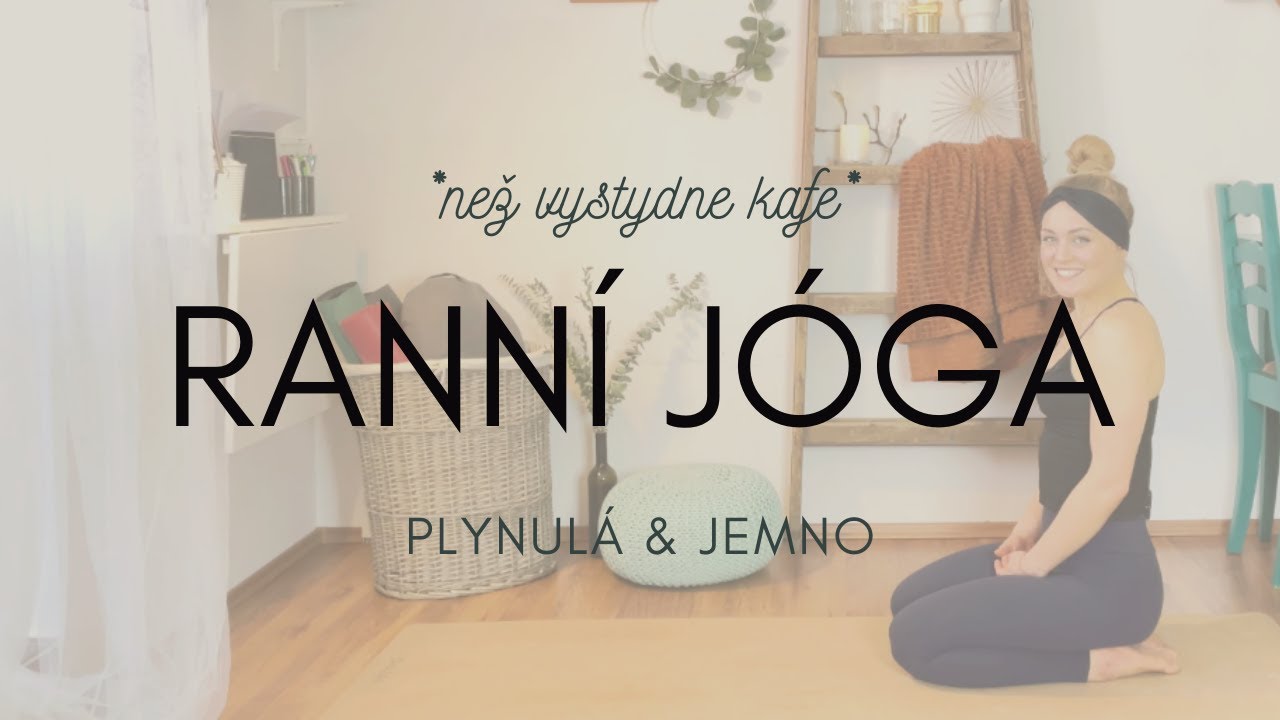 Plynulá RANNÍ JÓGA // 8 minut jemné jógy pro všechny / DOMAJÓGA