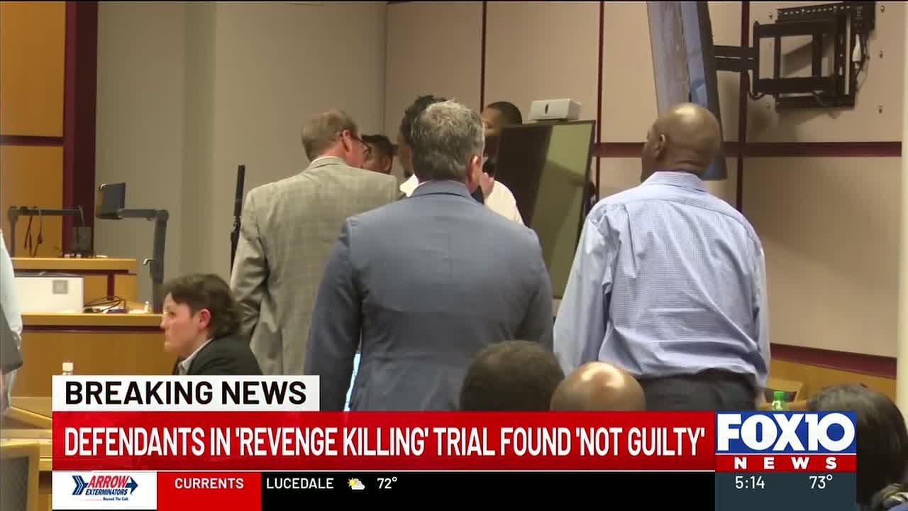 Defendants in 'revenge killing' trial found not guilty