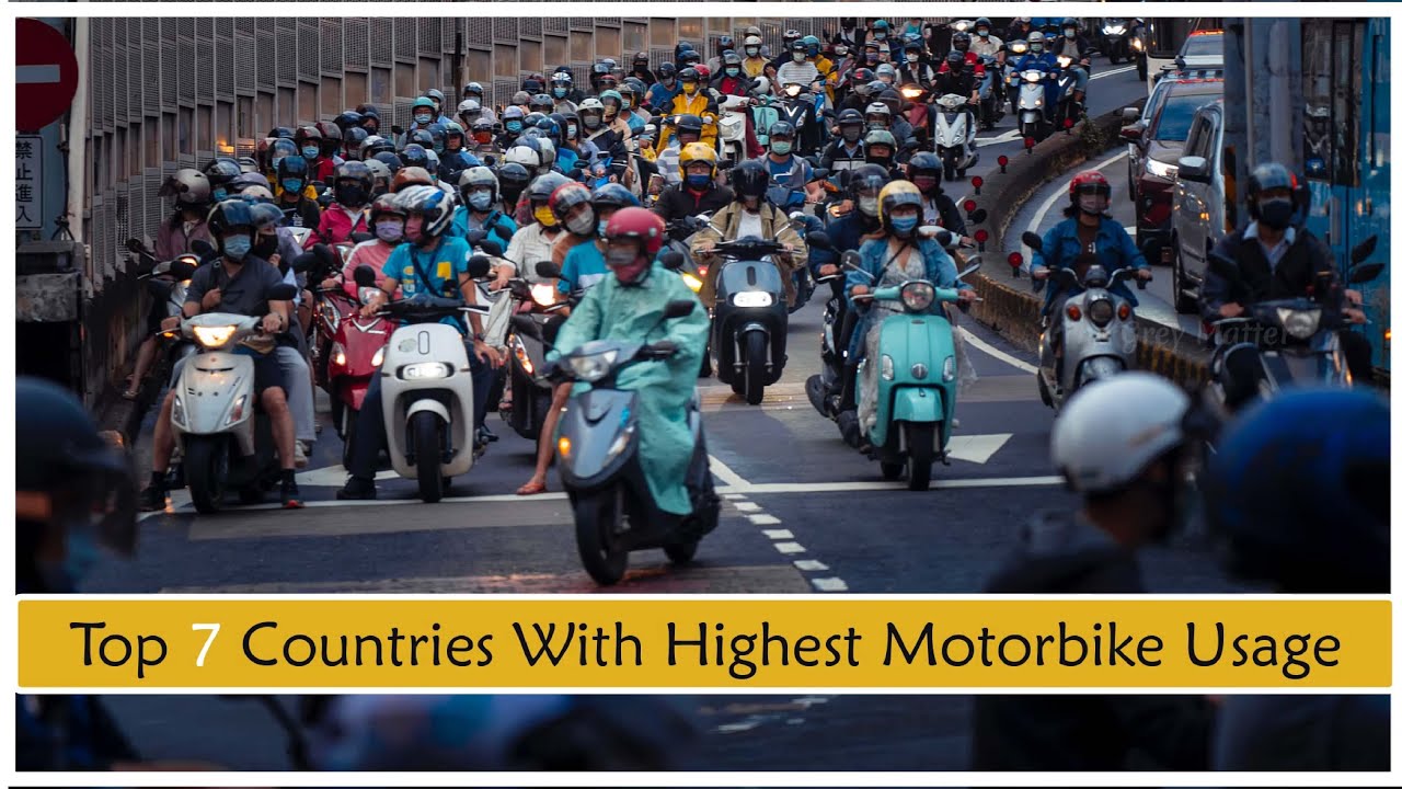 Top 7 Countries with Highest Motorbikes Usage - The Grey Matter