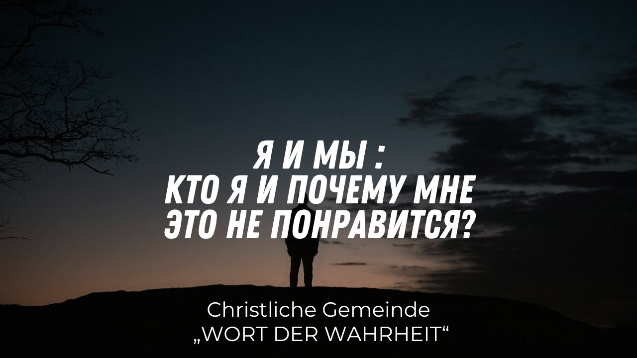 Я и мы: кто я и почему мне это не понравиться? (Богдан Новаков)