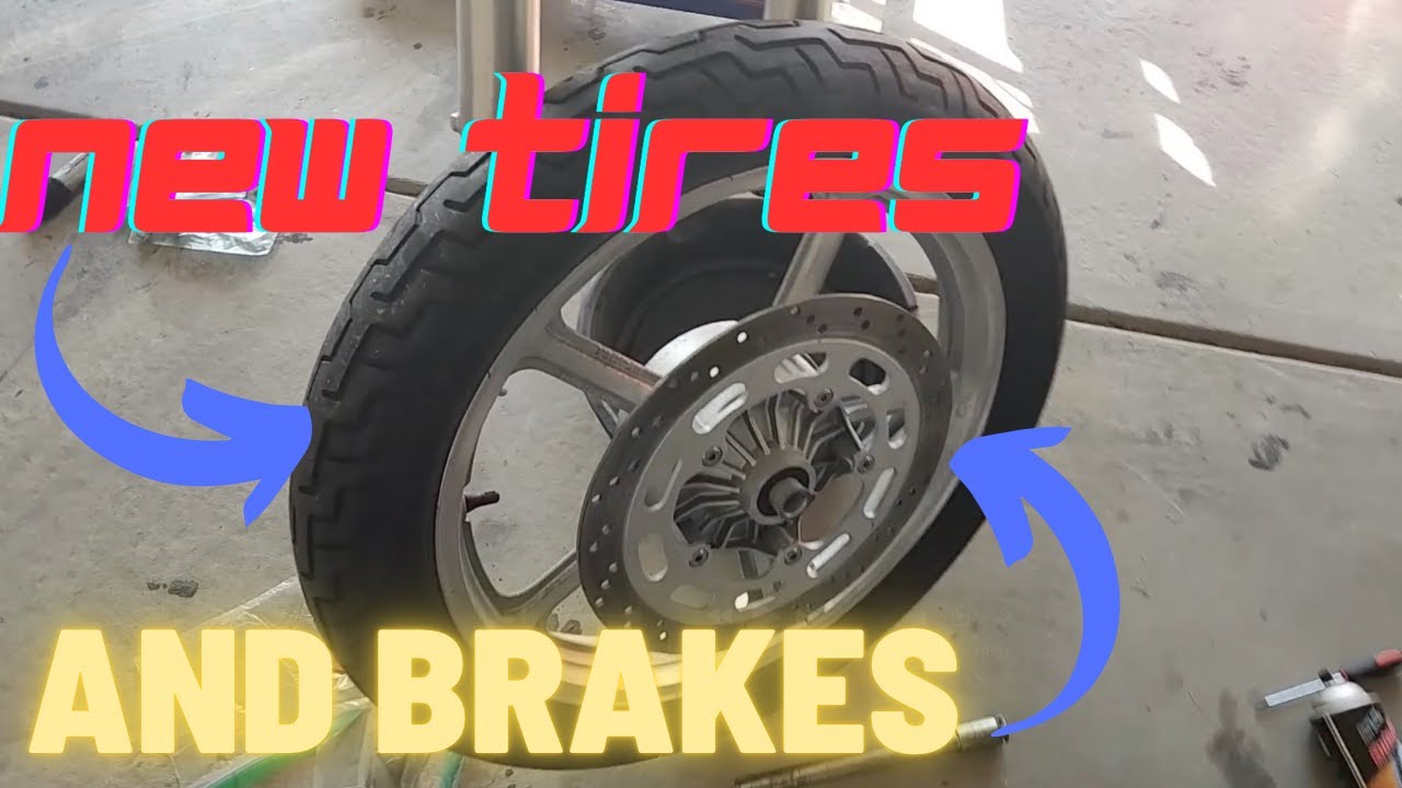 How To: Remove the Wheels and Replace Brakes on a Motorcycle (2001 Honda Shadow 1100C)