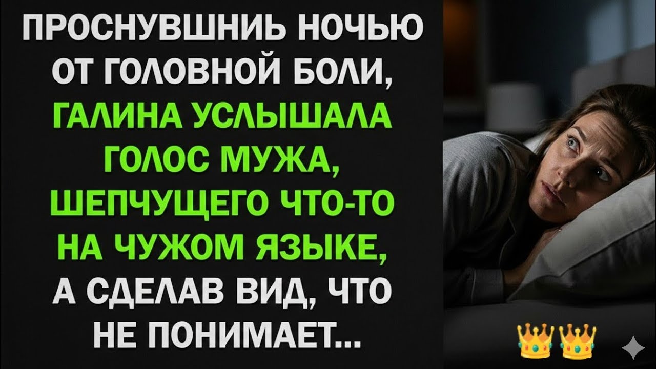 Проснувшись ночью от головной боли, Галя услышала мужа, шепчущего на чужом языке...