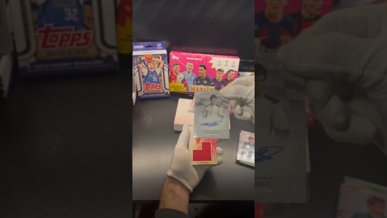 Box opening Topps F1 ECCELLENZA2025 - signature card and reliquia card inside🏎 