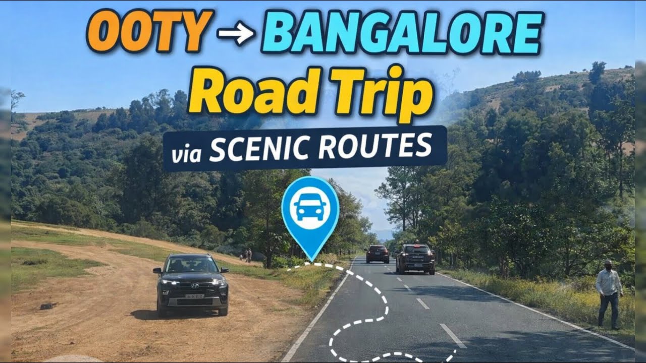 Ooty to Bangalore Family Road Trip | Pykra Boathouse and Shooting Point | Scenic View and Food Stops