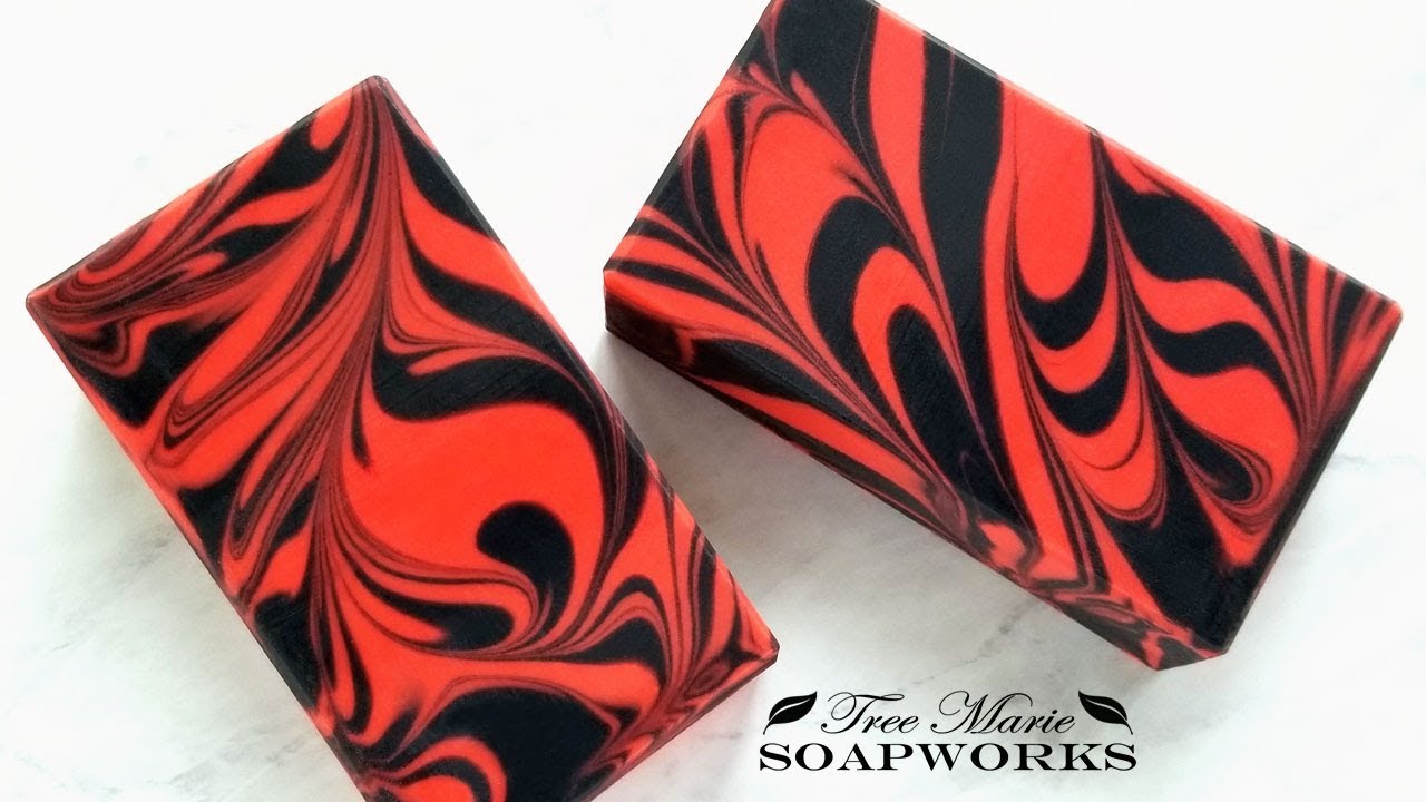 Marbling Technique, Cold Process Soap Making, (Technique Video #9)