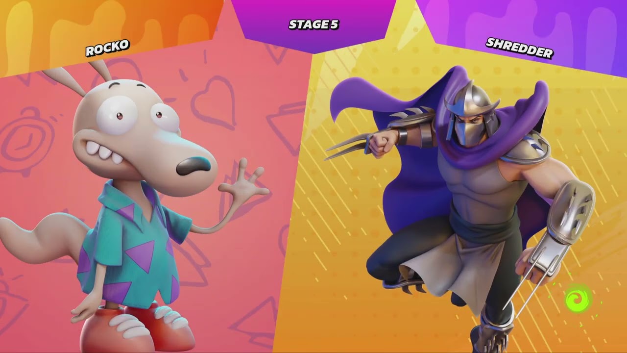 Nickelodeon All-Star Brawl Arcade: Rocko (Very Hard)