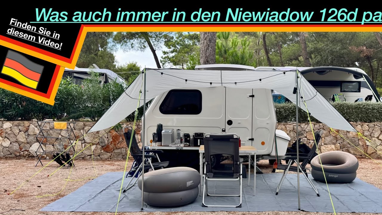 🇩🇪 Mini Wohnwagen Niewiadow 126D 🚐 Stauraum & Camping Hacks
