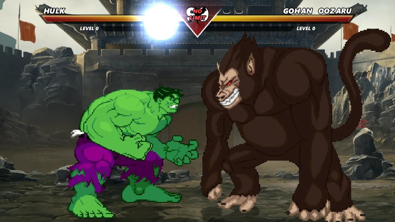 HULK vs GOHAN OOZARU - Highest Level Insane Fight‼️