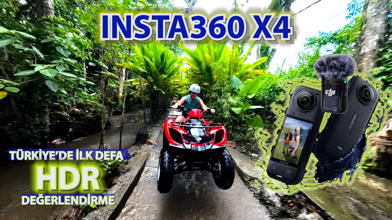 Insta360 X4 Türkiye'de ilk defa HDR Değerlendirme Türkçe (dji mic 2 ile yayın)