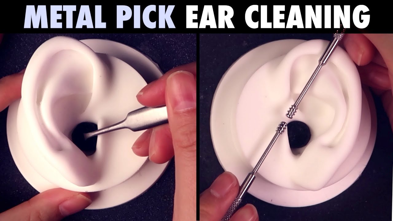 ASMR Ear Cleaning w/ 3 Metal Earpicks (No Talking)