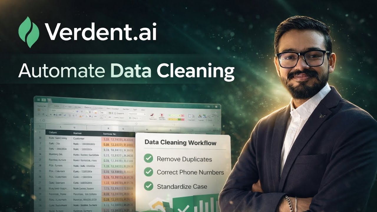 Как я создал инструмент для очистки данных в Excel с помощью Verdent.ai