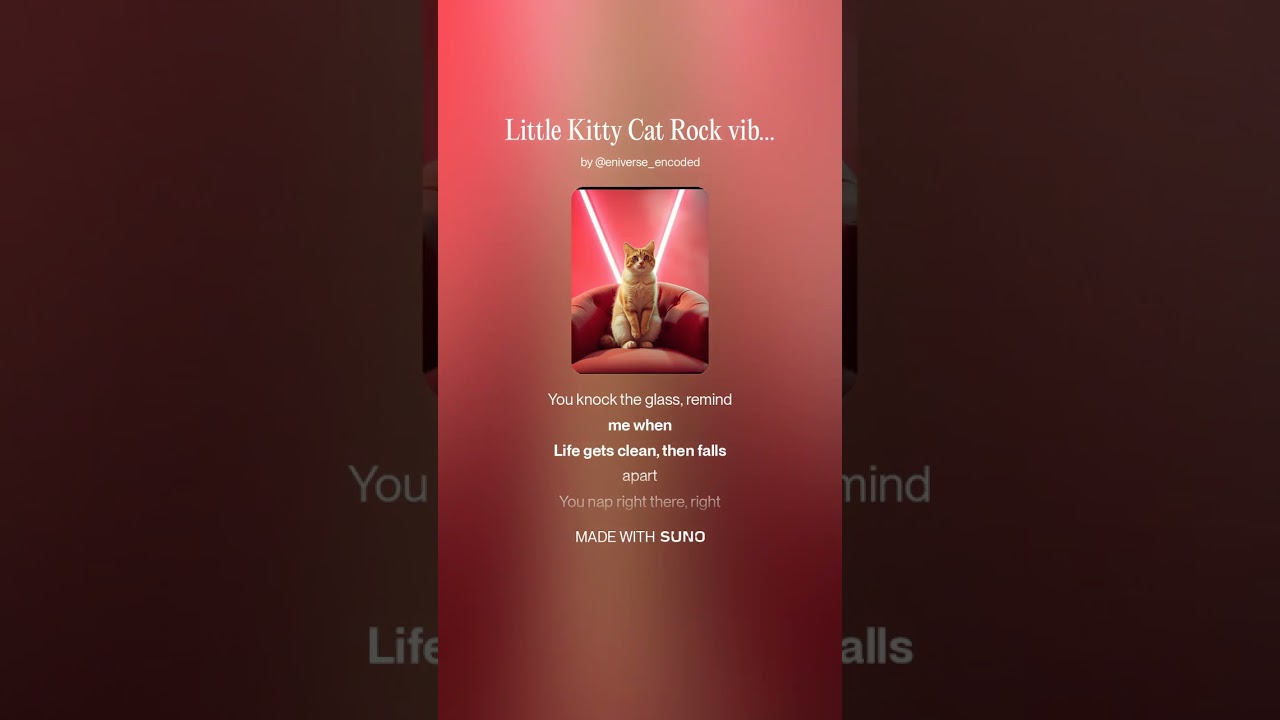 Little Kitty Cat Rock vibes - [Eniverse Encoded x Suno]