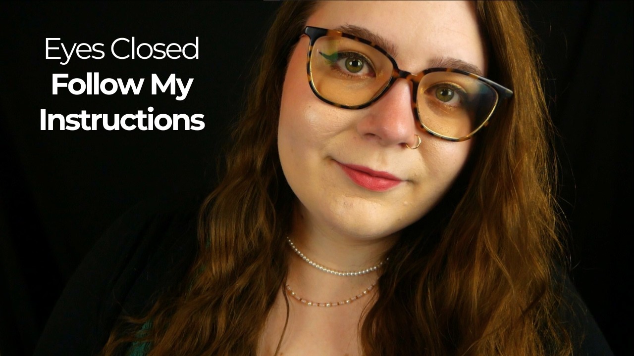 Close Your Eyes & Follow My Instructions (Latin, Near or Far, Eye Movement Tests) ✨ Soft Spoken ASMR