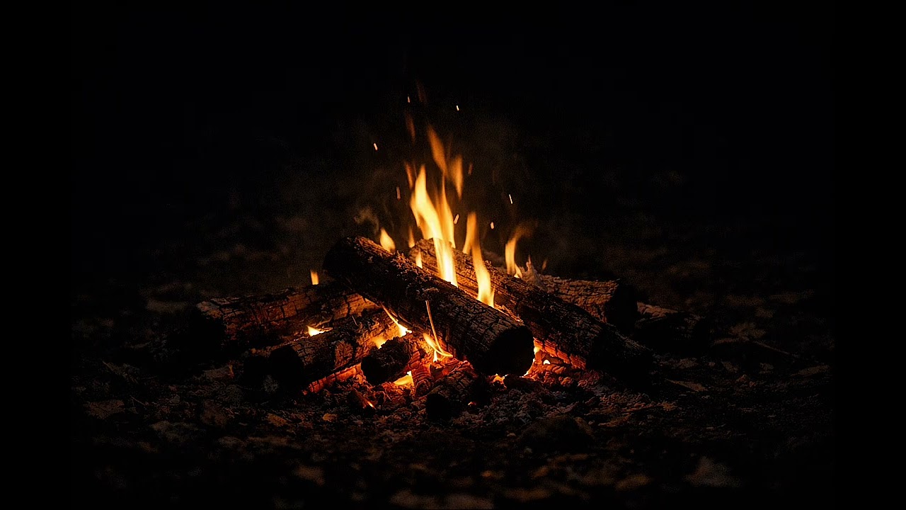 焚き火の音でぐっすり眠れる｜Campfire Sounds for Deep Sleep (6 Hours)