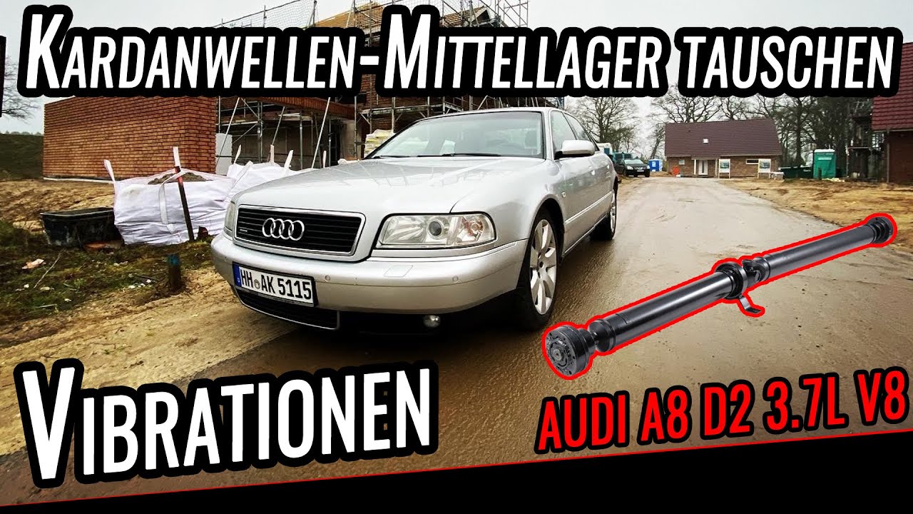 Kardanwellen-Mittellager tauschen | Vibrationen | Dröhnen | Audi A8 D2 3.7L Quattro | OGAS GARAGE