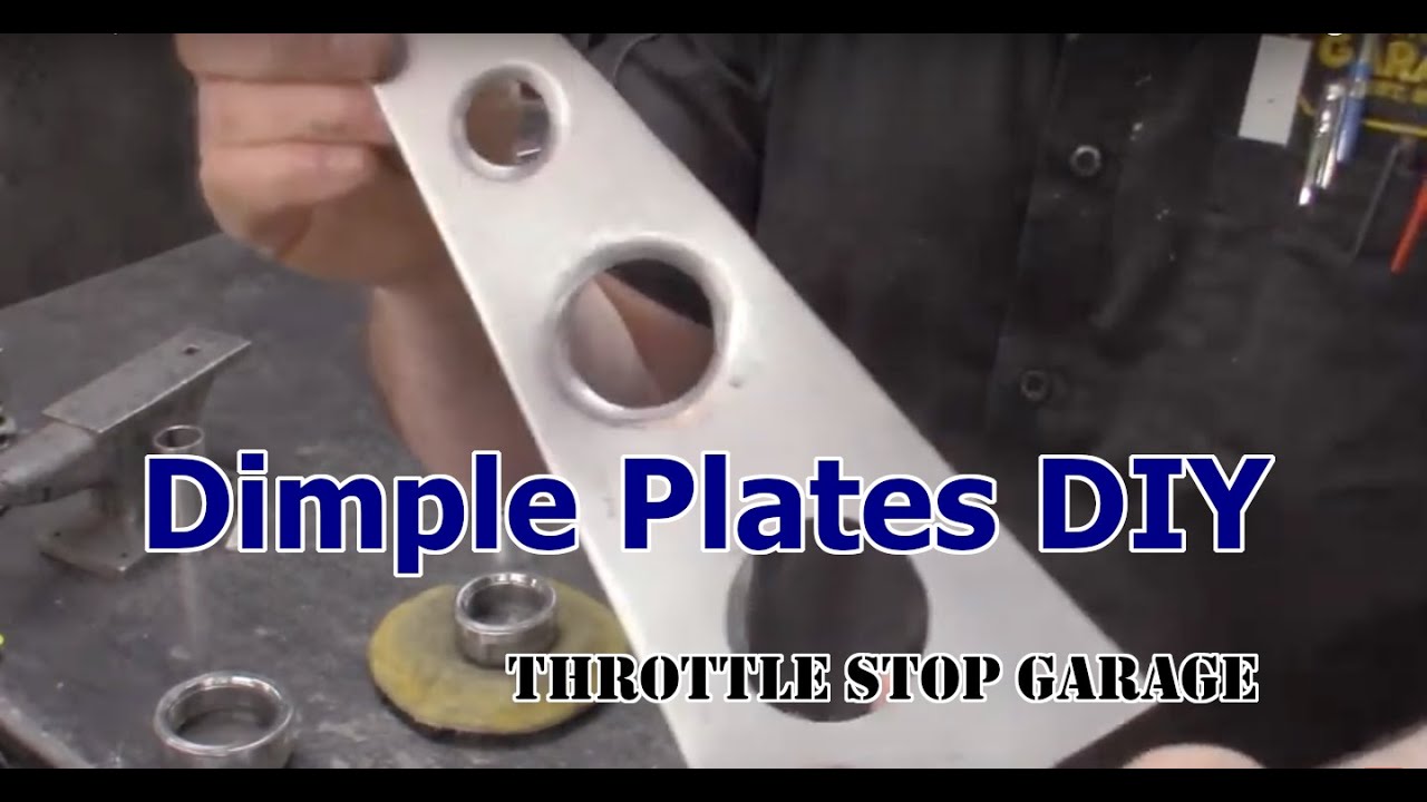 DIY Dimple Plates - No fancy tools.