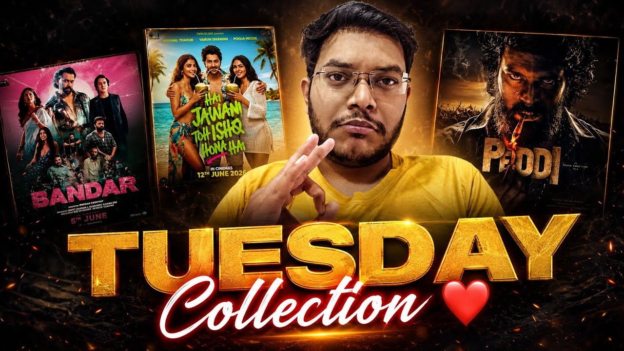 BANDAR DAY 5 COLLECTION | HAI JAWANI TOH ISHQ HONA HAI DAY 5 COLLECTION |PEDDI DAY 6 COLLECTION 😍