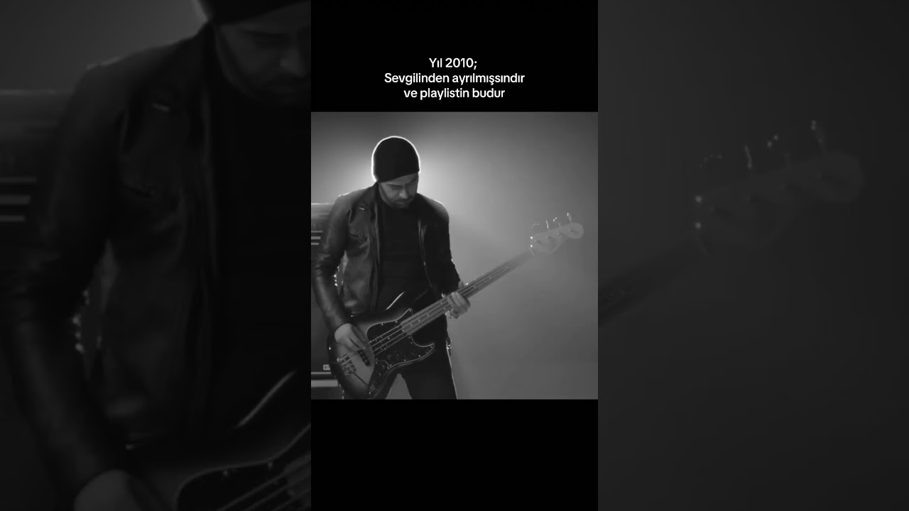Yıl 2010; sevgilinden ayrılmışsındır ve playlistin budur…