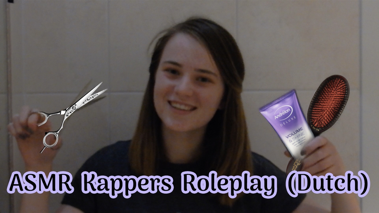 ASMR Kappers Roleplay Wassen, Knippen, Verven | Nederlands Dutch  || Mandy Denise