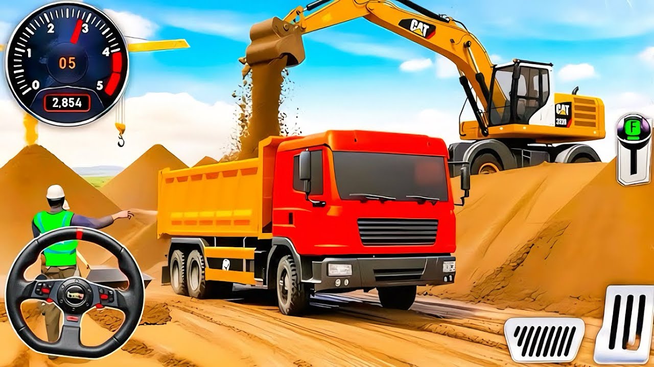 🚧 City Road Construction Gameplay 🥶 - Android Gameplay