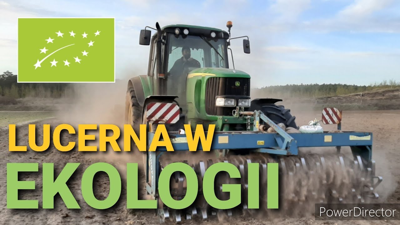 🍀 Lucerna w uprawie bezorkowej w  Ekologii  [ Alfalfa for tillage 🇺🇸 ] John deere 6920 / Amazone D7