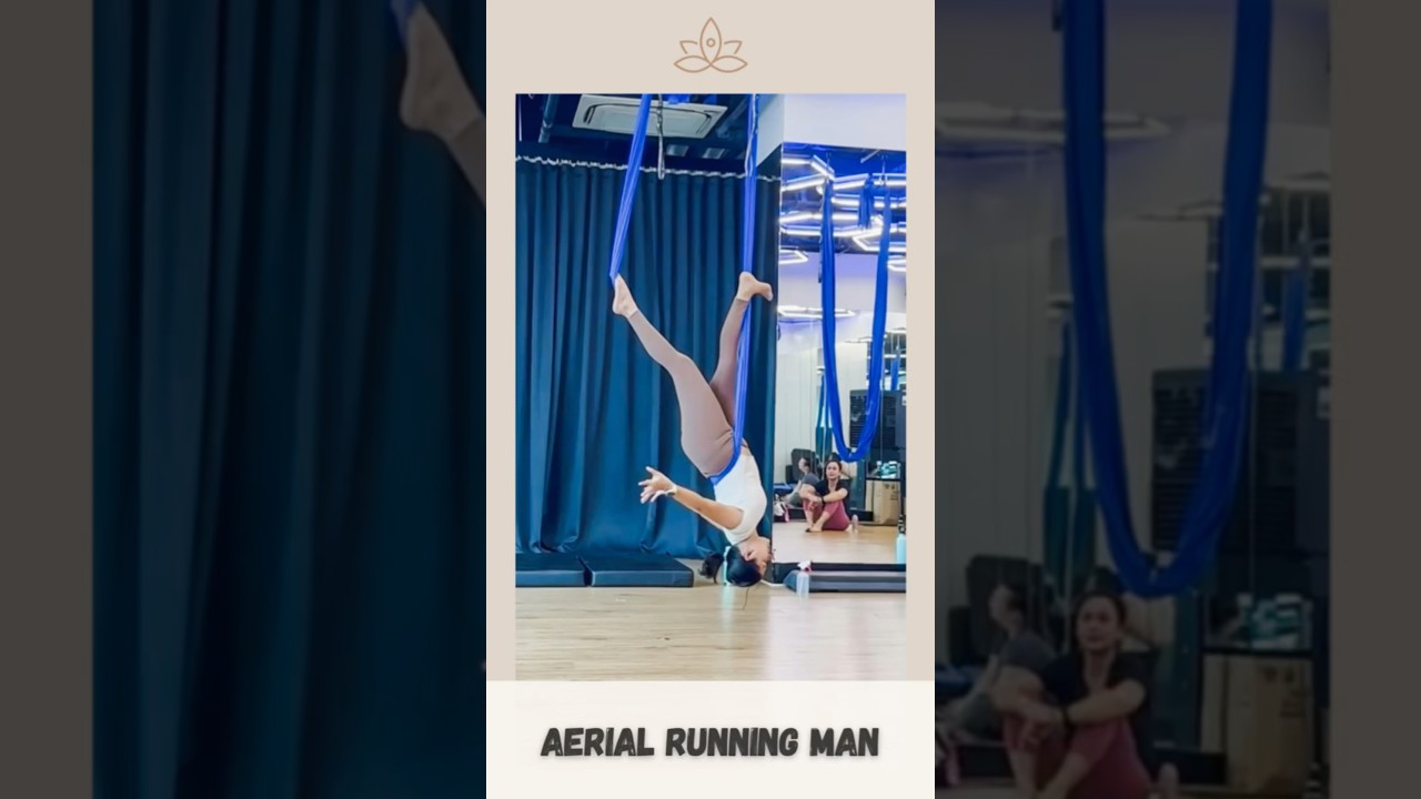 #aerial YOGA FLOW | HOW TO FLOW RUNNING MAN #fyp #shorts