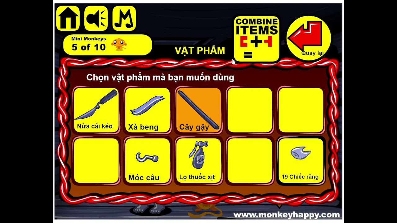 Game Chú khỉ buồn 343 _ Cùng chơi nào.
