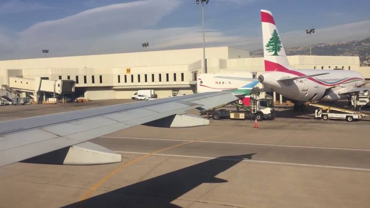 MEA A320 Take off from Beirut to Amman, Jordan