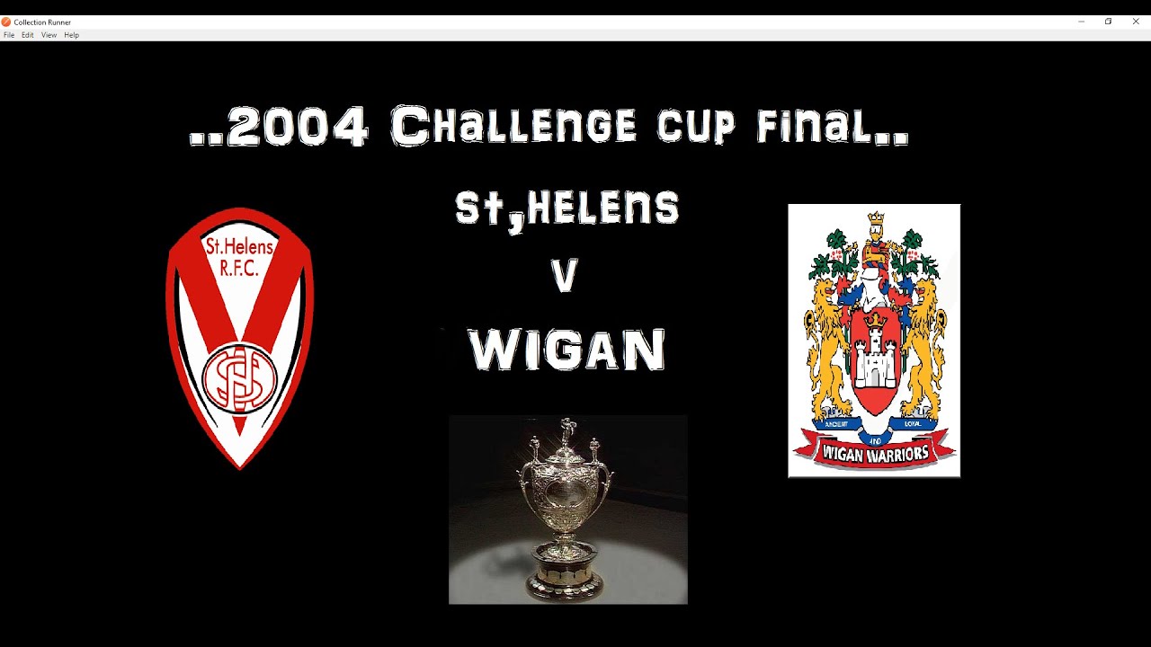 2004..Challenge Cup Final..St,Helens v Wigan
