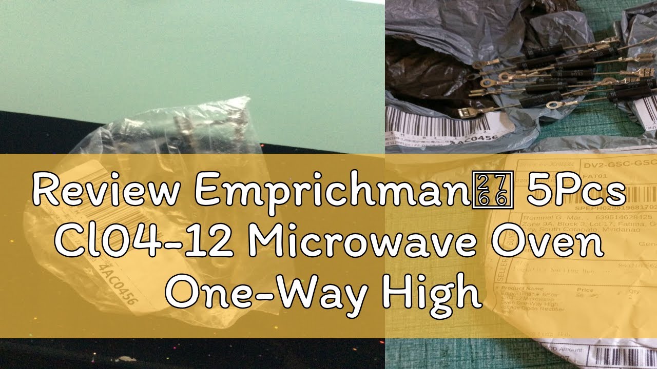 Review Emprichman❦ 5Pcs Cl04-12 Microwave Oven One-Way High Voltage Diode Rectifier New