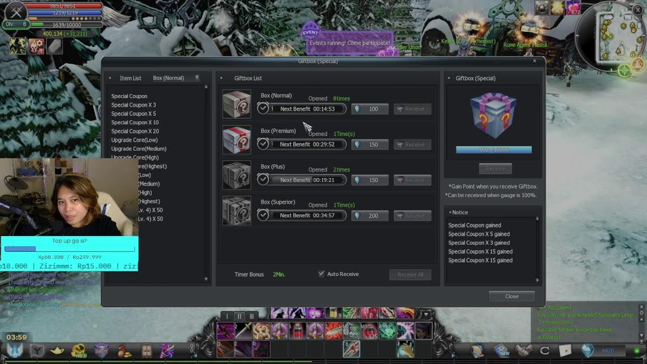 D9 CABAL PC SEA - All in ga si?
