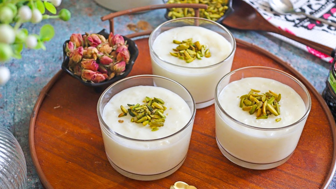 Рисовый пудинг по-ливански 😋😍 Рецепт рисового пудинга 😋😍 Риз б Халеб