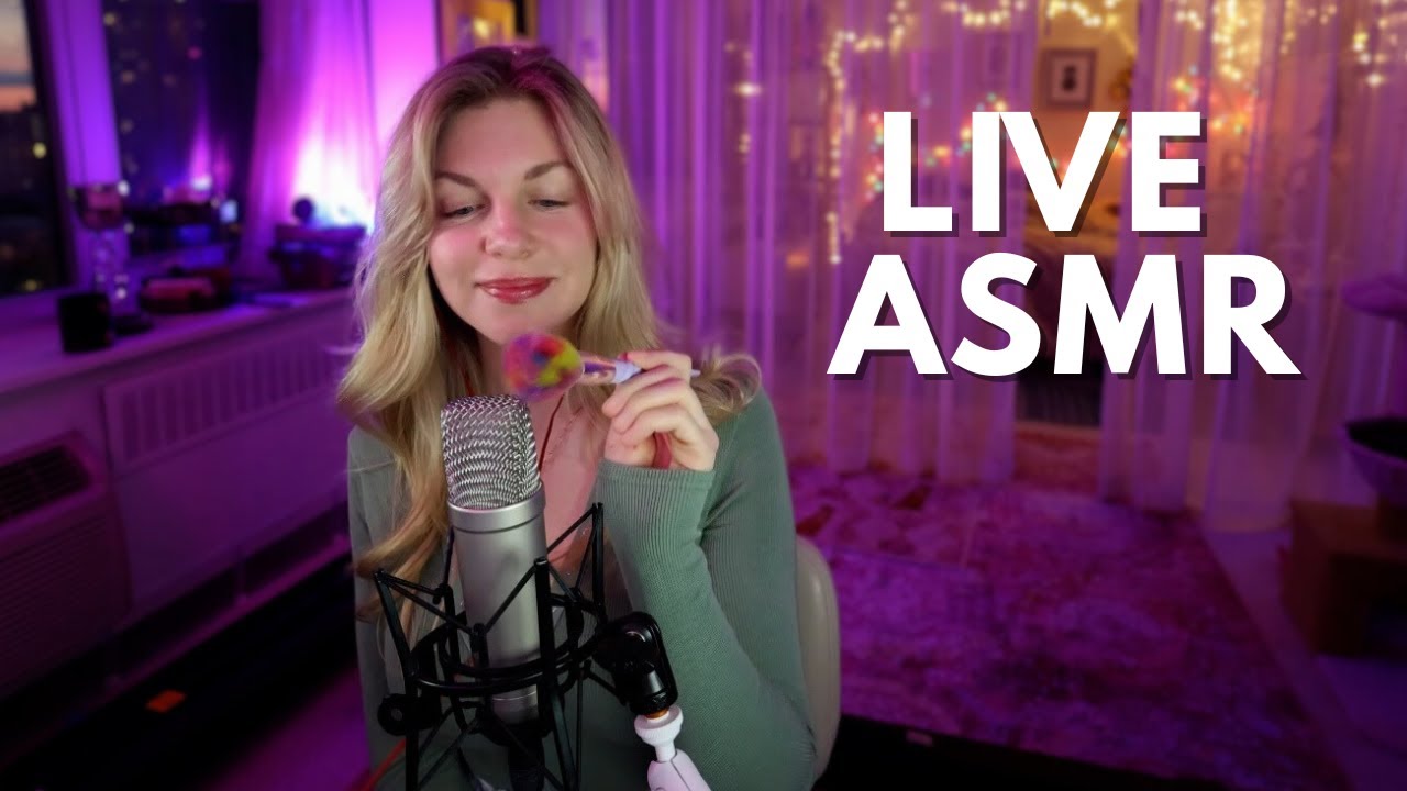 Cozy Live ASMR, come relax. 💜