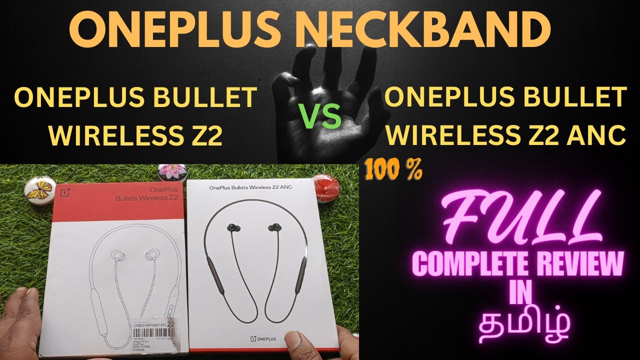 Oneplus Bullets Wireless Z2 ANC Bluetooth Neckband Review & Unboxing /  Noise Cancellation neckband