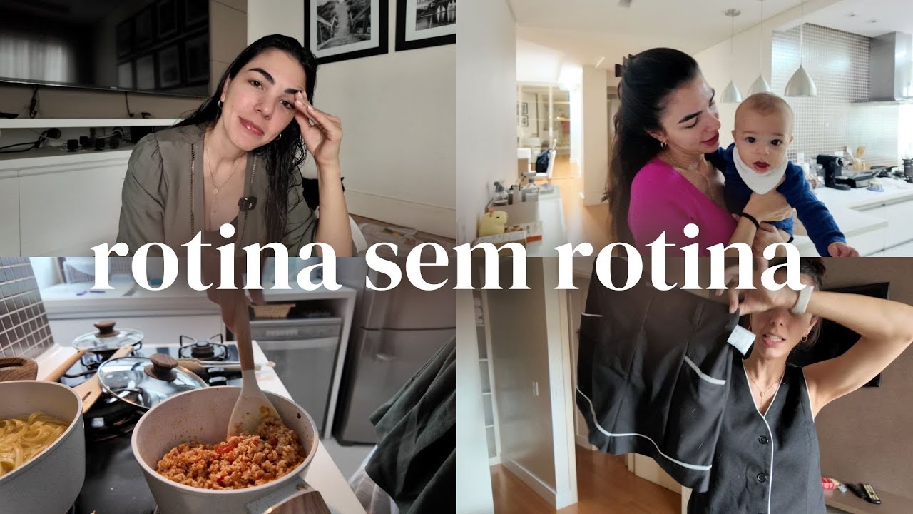 comprinhas de roupas, tentando voltar a cozinhar, rotina de skin care, desafios com sono do bebê