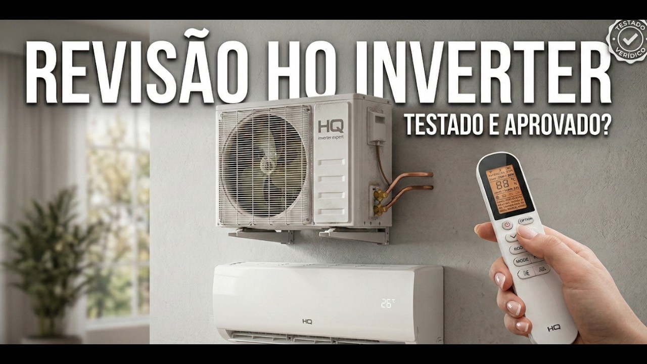 Ar Condicionado HQ 12.000 BTUs Inverter VALE A PENA em 2026? ❄️ Review Completo e Sincero!