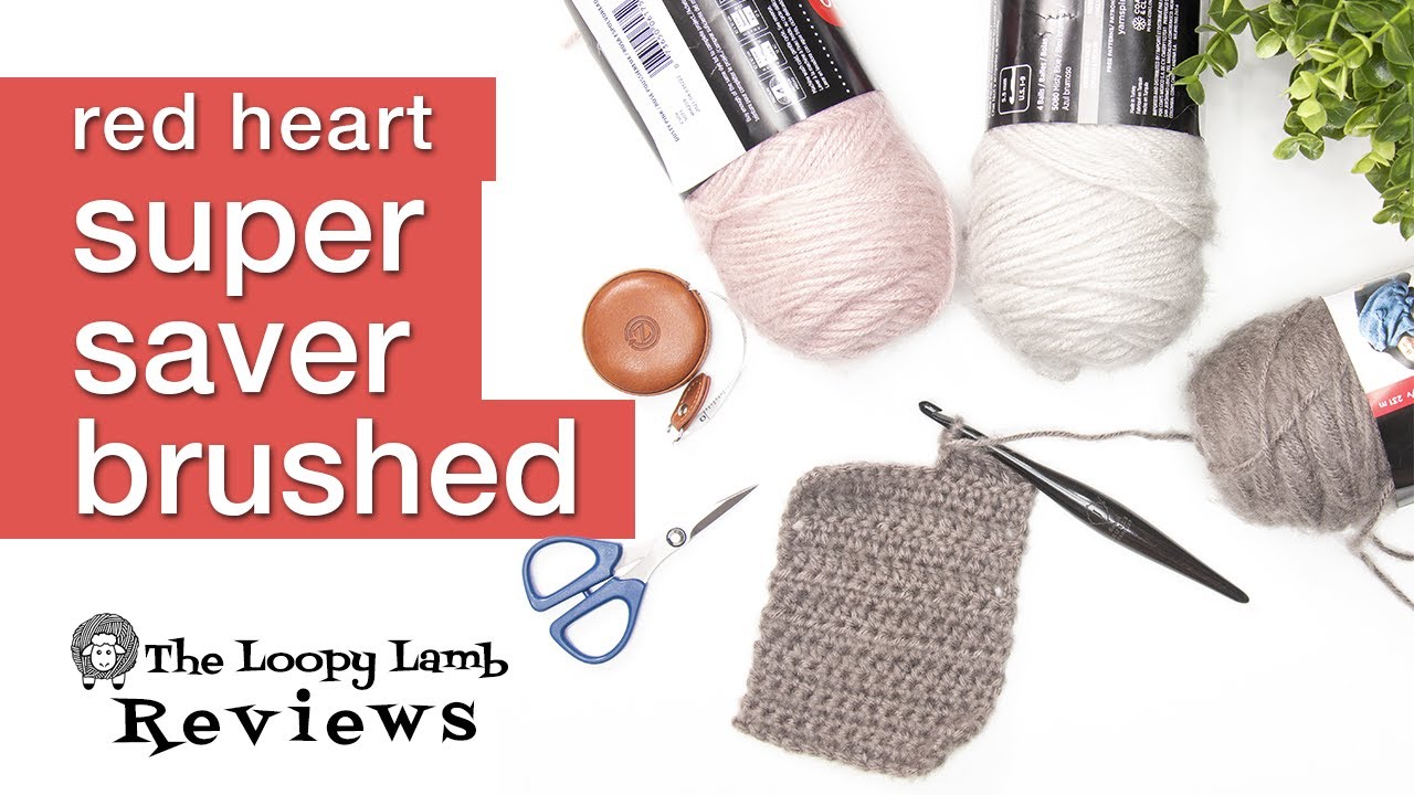 Red Heart Super Saver Brushed Review