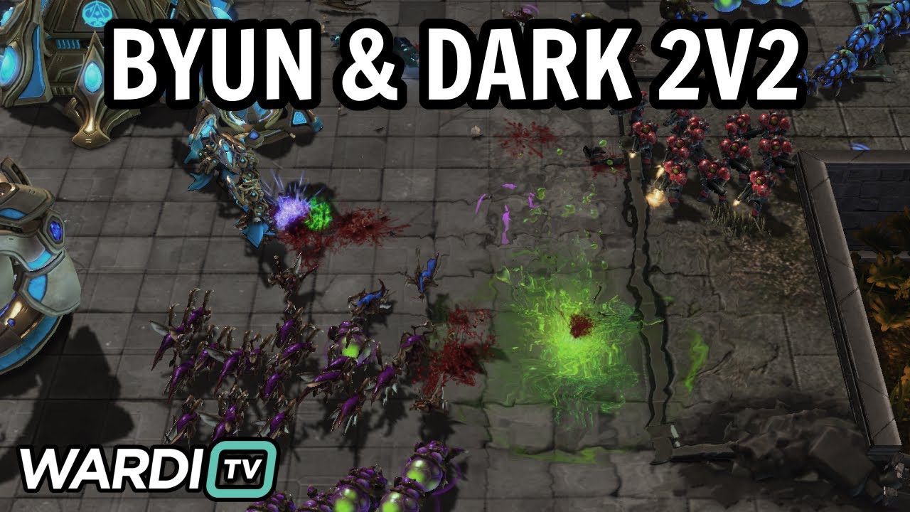 ByuN & Dark vs Scarlett & Astrea (2v2) - Olimoleague Invitational 16 [StarCraft 2]