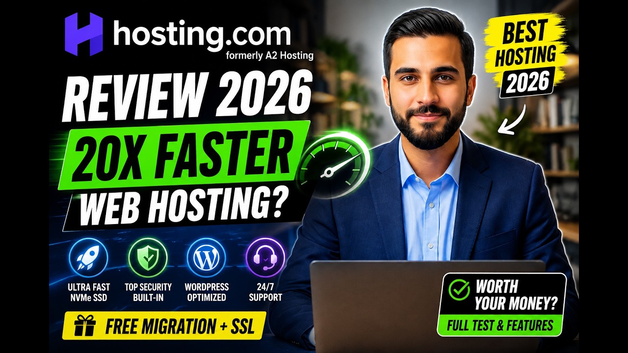 Hosting.com Review 2026 | 20&times; Faster Hosting? Full Features, Performance & Real Test