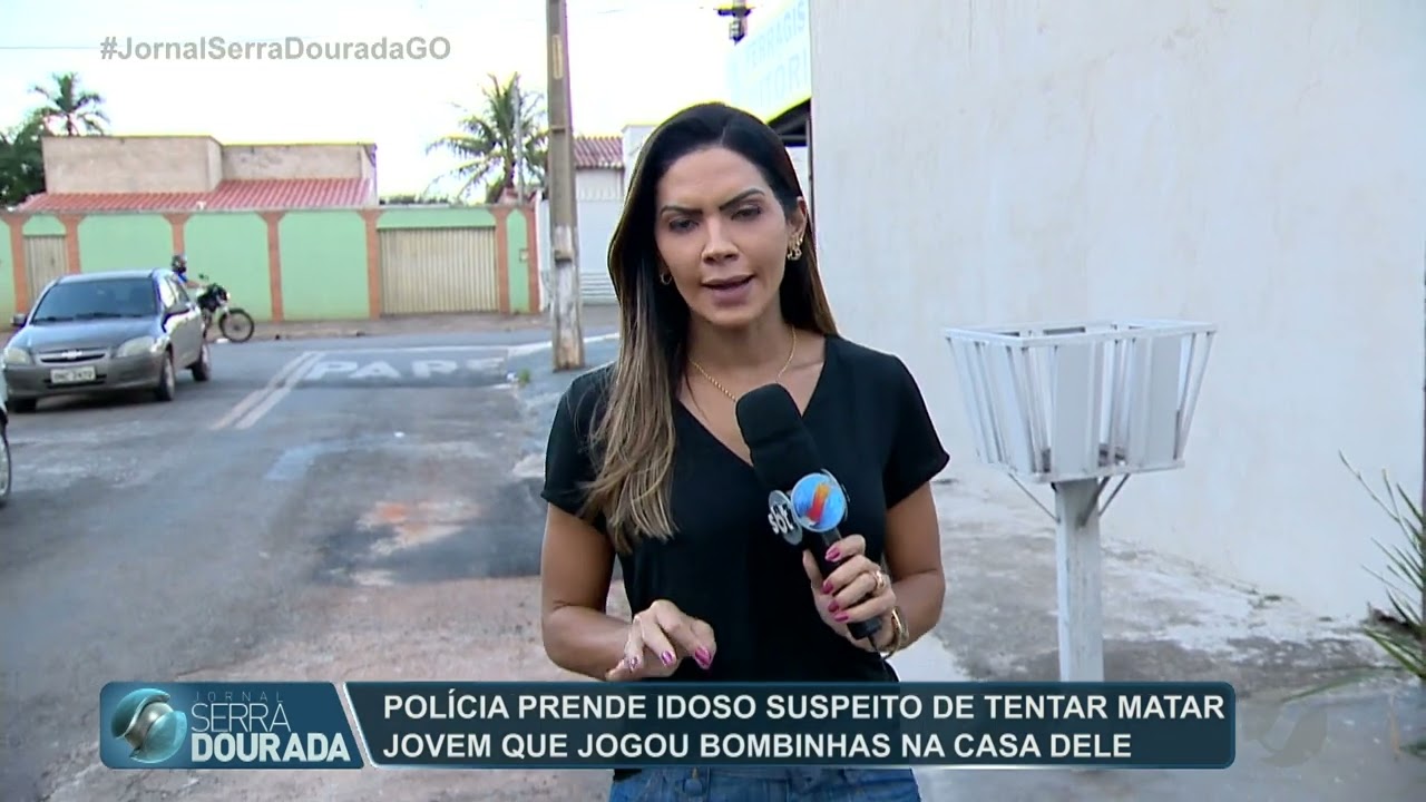 JSD (30/03/22) Em Senador Canedo homem atira em jovem que jogou rojão dentro do quintal dele