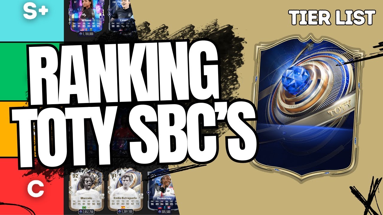 🚨Рейтинг всех игроков TOTY 🔵 в рамках SBC (FC26 - список уровней)