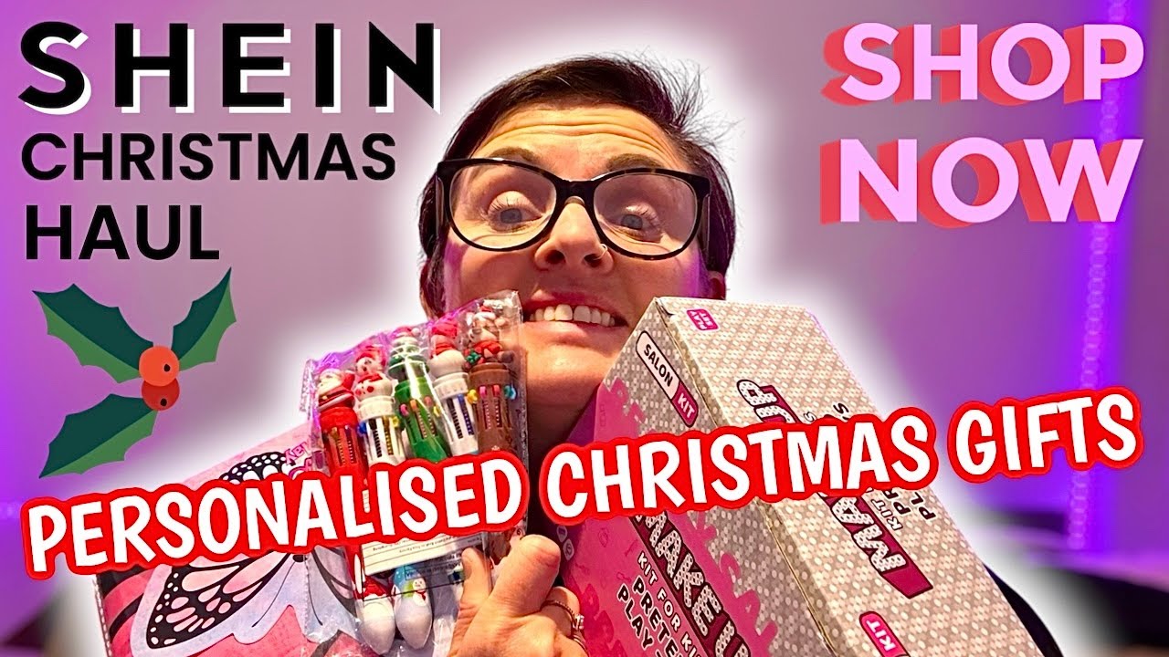 ** FANTASTIC PERSONALISED CHRISTMAS GIFTS from SHEIN ** | SHEIN Christmas Gift HAUL 2024