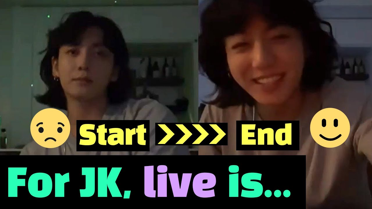 What does ARMY and Live mean to JK? Jung Kook's Weverse Live